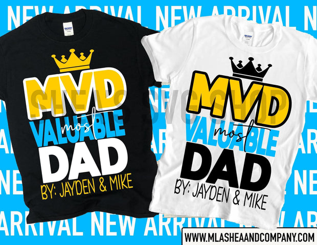 MVD Most Valuable Dad DTF Transfer