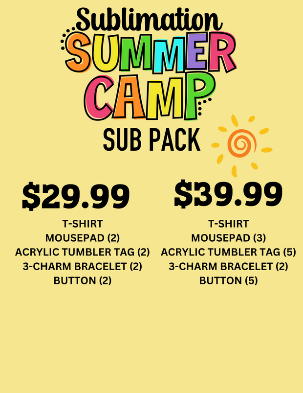 Sublimation Summer Camp Sub Pack