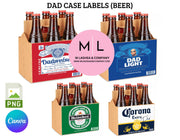 Dad Case Labels (Beer)