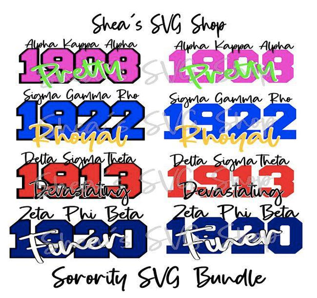 Sorority SVG Bundle