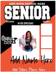 Senior Magazine SVG Template