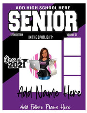 Senior Magazine SVG Template