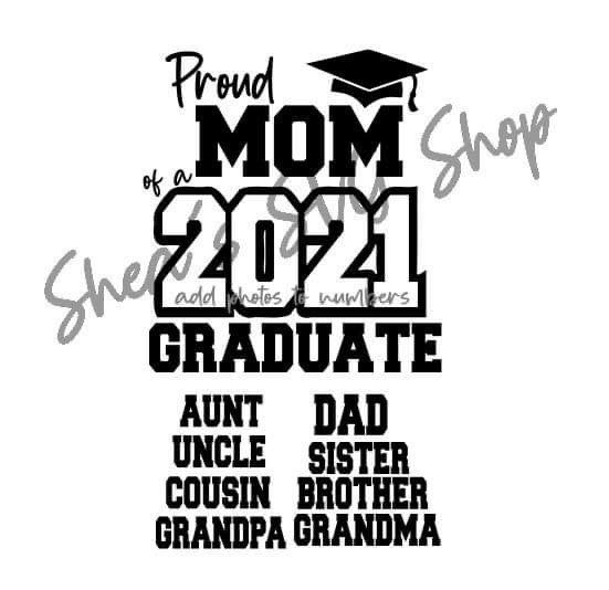 Proud Graduate 2021 SVG