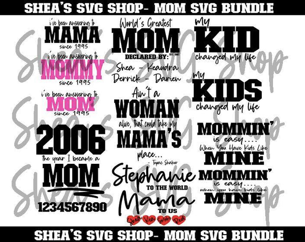 Mama SVG Bundle