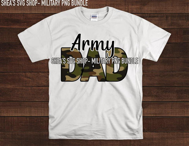 Military Dad PNG Bundle