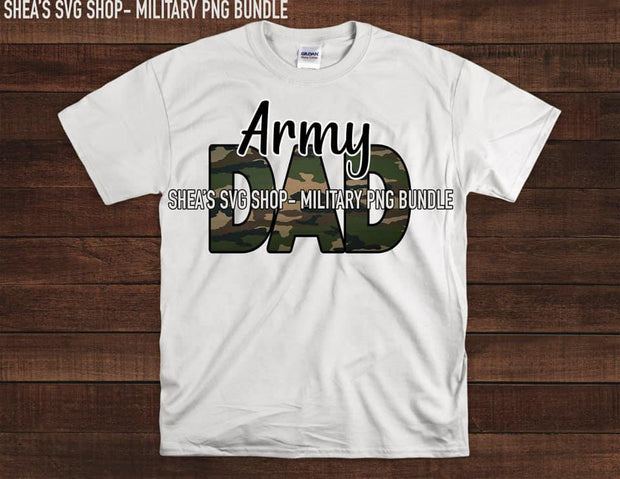 Military Dad PNG Bundle