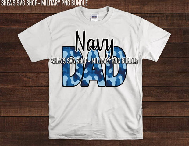 Military Dad PNG Bundle