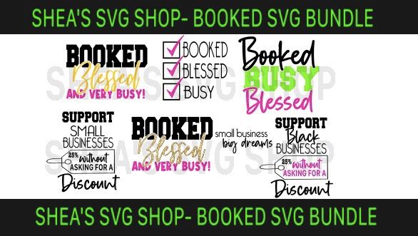 Booked SVG Bundle