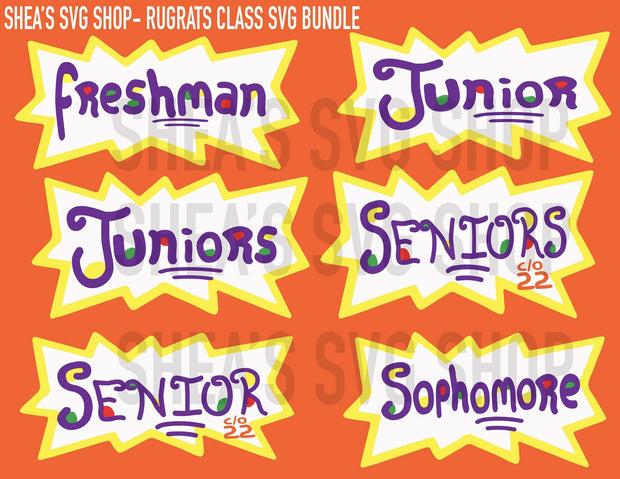 Rugrats Class SVG Bundle