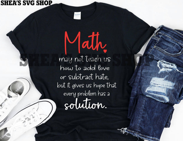 Math Teacher 7 SVGs plus 9 mocks