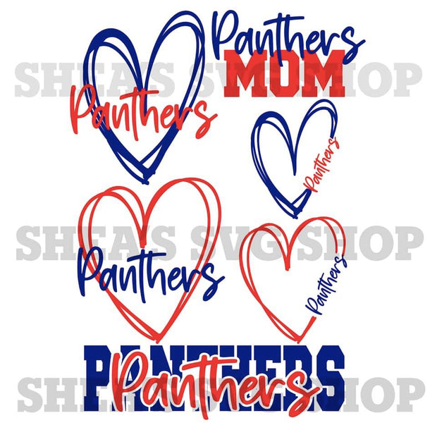 Panthers Mascot SVG Bundle