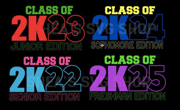 2k Class SVG Bundle Plus Mocks T-Shirts - M LaShea & Company