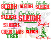 Sleigh'in Around SVG Bundle Plus Mocks Shown