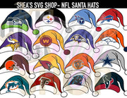 Football Santa Hats SVG Bundle