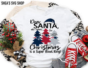 Dear Santa Football SVG Bundle Plus Mocks Shown All Teams