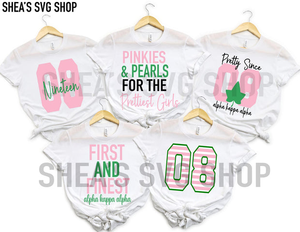 Pink & Green SVG Bundle Plus Mocks Shown