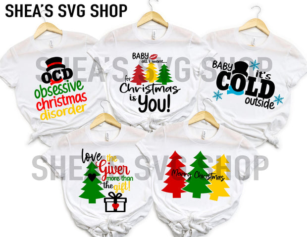 Christmas 21 SVG Bundle Plus Mocks Shown