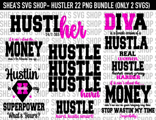 Hustler 22 SVG Bundle Plus Mocks Shown