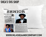 Senior Newspaper Photoshop Template