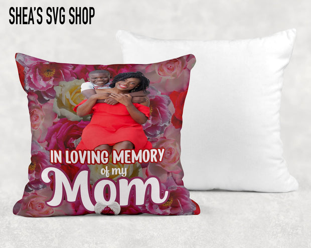 New Memorial Pillow Bundle plus mocks shown PNG and Photoshop Template