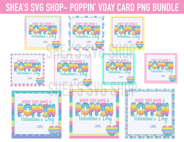 Poppin Valentines PNG Bundle