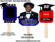 22’ Grad Fan Templates SVG Format - M LaShea & Company