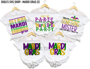 Mardi Gras 22 SVG Bundle Plus Mocks Shown