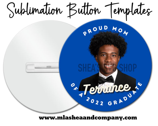 Grad Button Template Bundle plus Mocks Shown