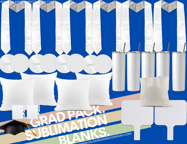 GRAD PACK- SUBLIMATION BLANKS