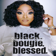 Black. Bougie. Blessed SVG