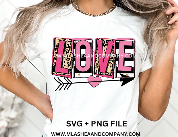 Love SVG + PNG