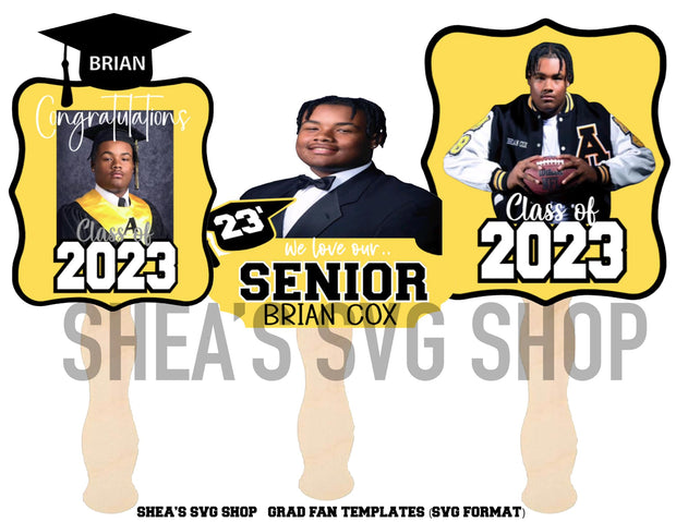 Senior Fan Templates 2023