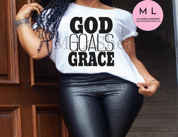 God Goals Grace SVG + PNG