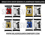 Senior 2023 Jumpman Chip Bag Templates