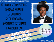 GRAD PACK- SUBLIMATION BLANKS