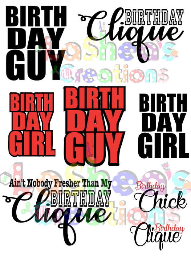 Birthday Queen SVG Bundle