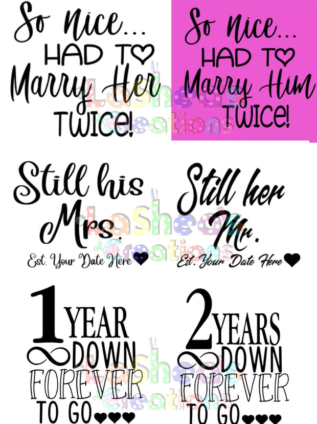 Anniversary SVG Bundle