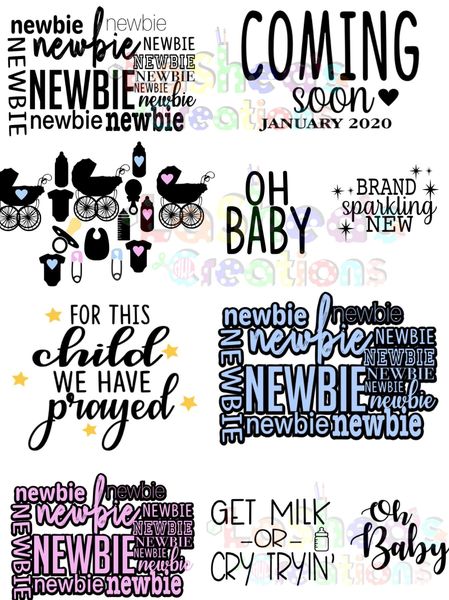 Newborn SVG Bundle