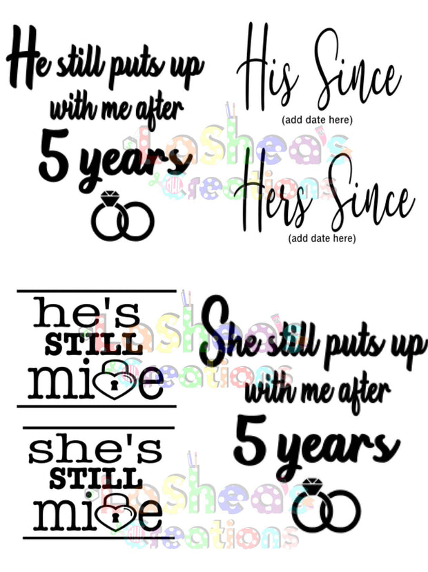 Anniversary SVG Bundle