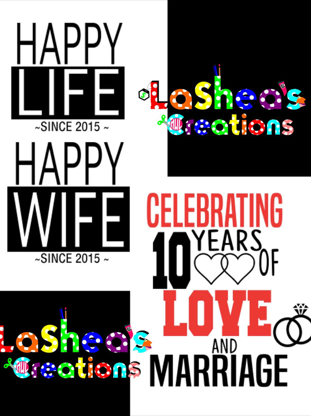 Anniversary SVG Bundle