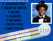 GRAD PACK- SUBLIMATION BLANKS