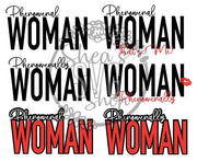 Phenomenal Woman SVG Bundle