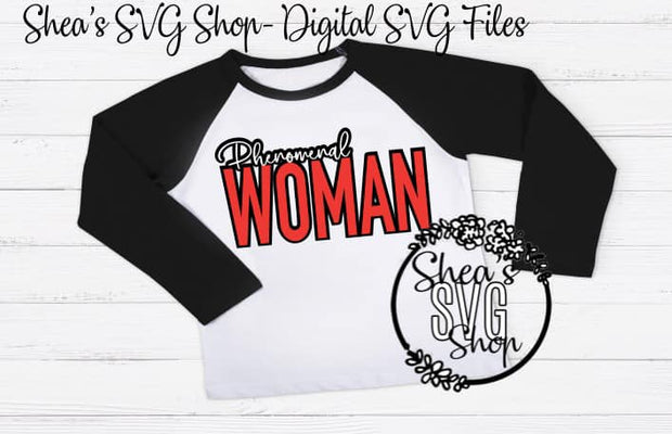 Phenomenal Woman SVG Bundle