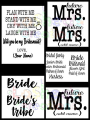 Wedding Party SVGs