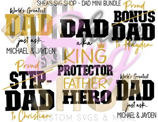 Dad Mini SVG Bundle