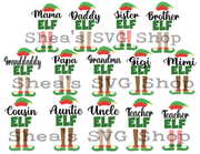 Elf Family PNG Bundle