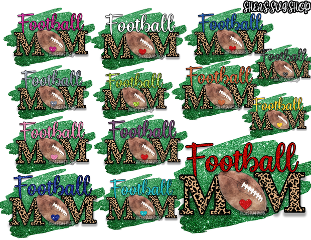 Football Mom PNG Bundle