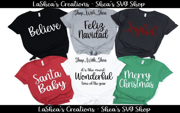 Christmas Tees SVG Bundle