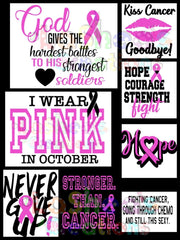 Breast Cancer SVG Bundle