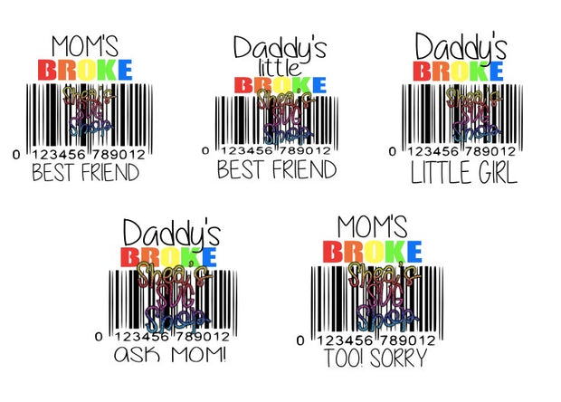 BROKE FAMILY SVG BUNDLE